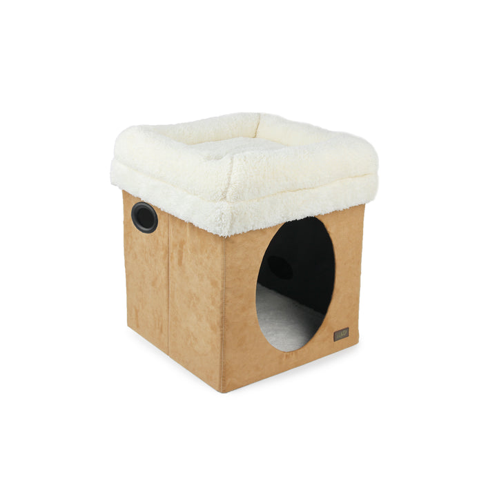 AFP 2 In 1 Cat Castle Tan