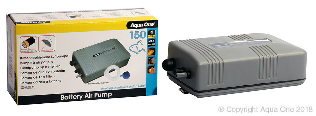 Aqua One Air Pump Battery Air 150 - Portable 150LH