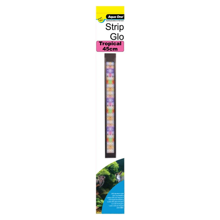 Aqua One Light Led Reflector Stripglo Tropical 45cm