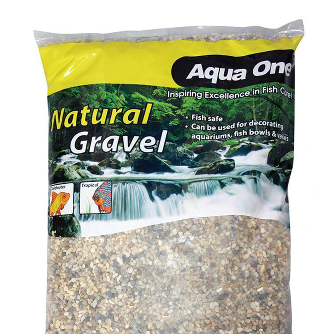 Aqua One Natural Gravel 5kg Dark Mix