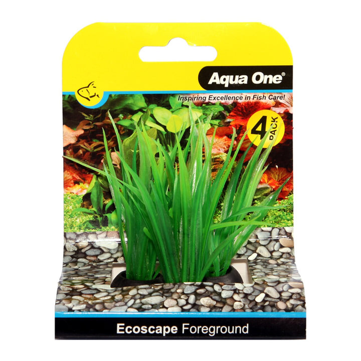 Aqua One Plants Ecoscape Foreground Lilaeopsis 4pk Green