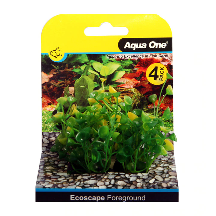 Aqua One Plants Ecoscape Foreground Ogris Auribus 4pk Yellow