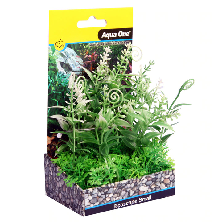 Aqua One Plants Ecoscape Small Snow Swirl Green