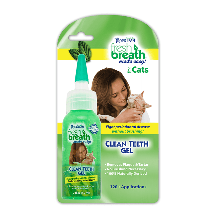 TROPICLEAN CLEAN TEETH GEL 59ML FOR CATS