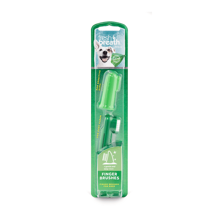 TROPICLEAN FINGER TOOTHBRUSH 2PK
